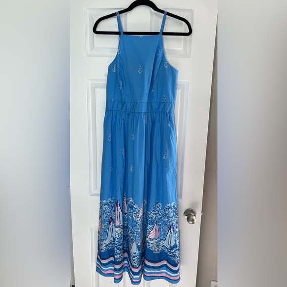 Lilly Pulitzer Charlese Halter Midi Dress, Size 8, NWT - Picture 6 of 12